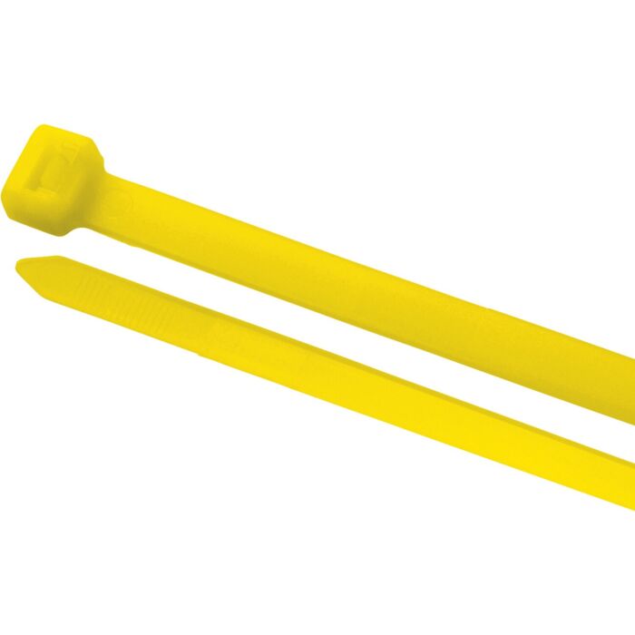 Cable Tie Express 40 lb Nylon 66 Yellow Intermediate Cable Tie