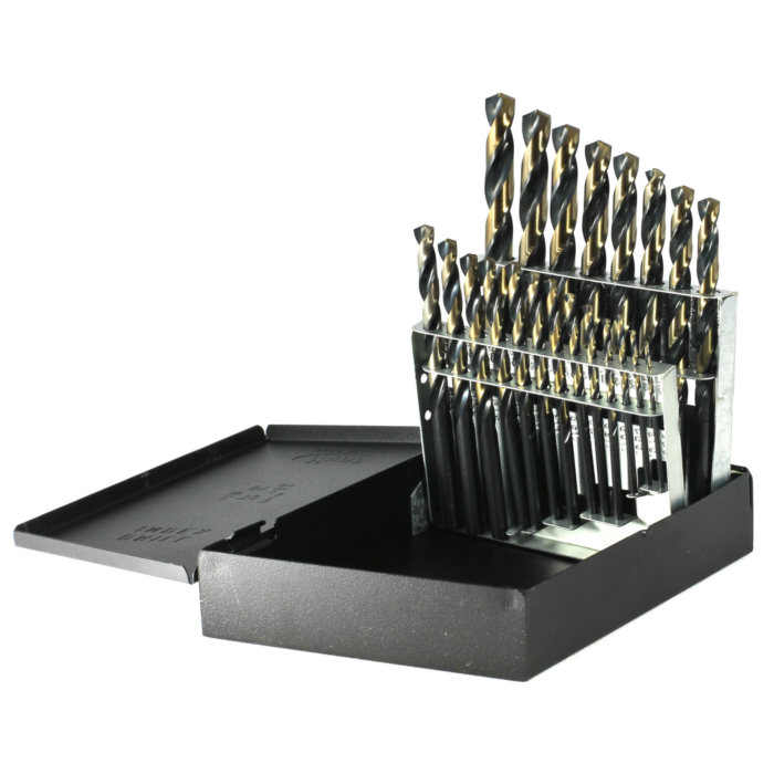 21PC DRILL SET 1/16-1/4 BY 64ths 9/32-1/2 BY 32nd
