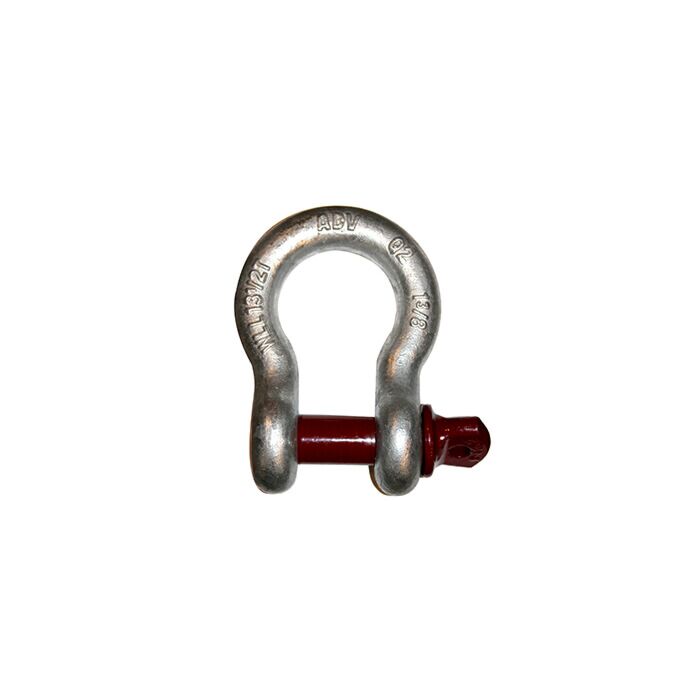 3/16 in 0.33 ton Hot Dipped Galvanized Screw Pin Anchor Shackle