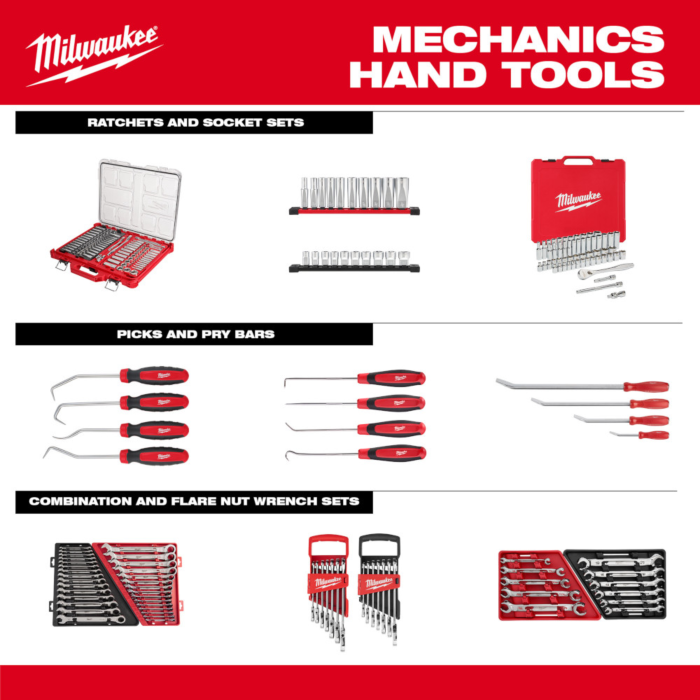 MIlwaukee 9PC Snap Ring Pliers Set