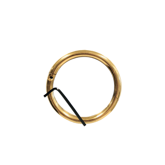 Agri-Pro 3 in Width 5/16 in Thickness Brass Bull Ring