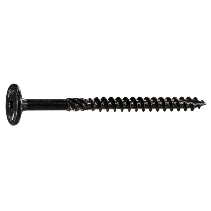 Midwest Fastener 5/16" x 3-3/4" Flat Head, Structural Screw, XL1500 Coating, Black (Bulk Box 50 pc)