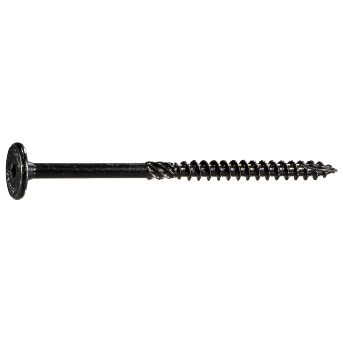 Midwest Fastener 5/16" x 4-1/2" Flat Head, Structural Screw, XL1500 Coating, Black (Bulk Box 30 pc)