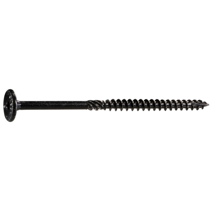 Midwest Fastener 5/16" x 5" Flat Head, Structural Screw, XL1500 Coating, Black (Bulk Box 25 pc)