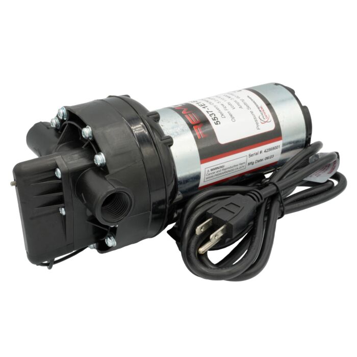 Remco 115V 5.3 GPM 60psi Electric Demand Diaphragm Pump with 1/2" Female NPT Ports