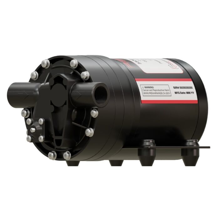 Remco 12V 7.0GPM 60psi Electric Bypass Diaphragm Pump with 1/2" Female NPT Ports