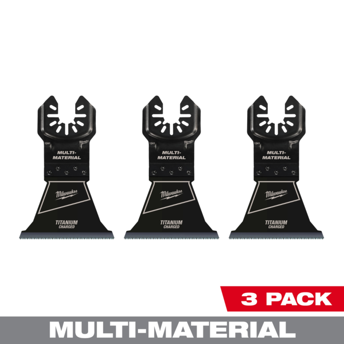Milwaukee 2-1/2” Bi-Metal Multi-Material Universal Fit Oscillating Multi-Tool Blade (3 PK)