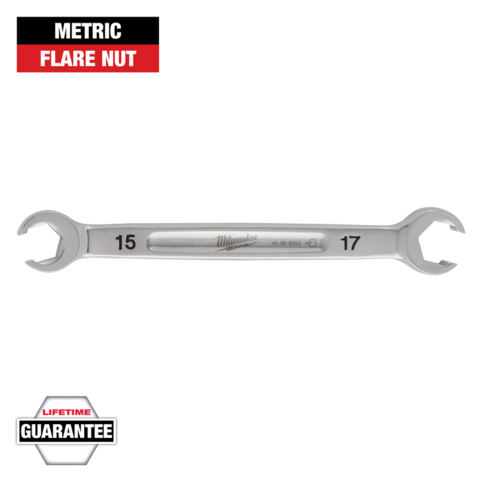 Milwaukee 15mm X 17mm Double End Flare Nut Wrench