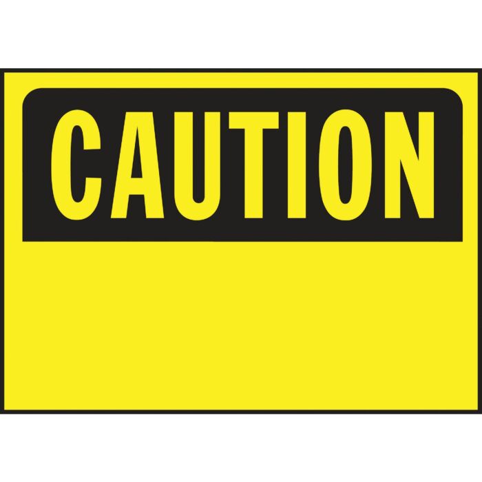 HY-KO Hy-Ko Polyethylene Sign, Caution-Blank
