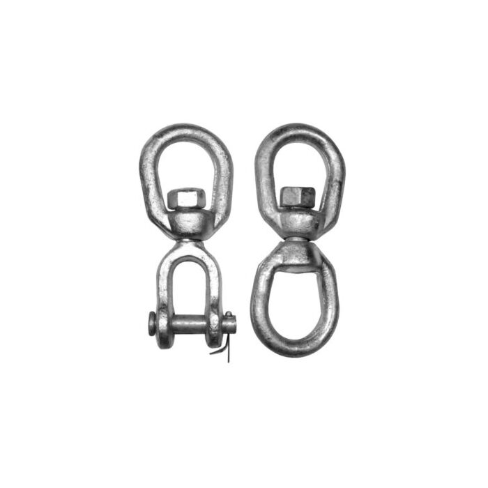 1/4 in 850 lb Hot Dipped Galvanized Eye & Eye Swivel