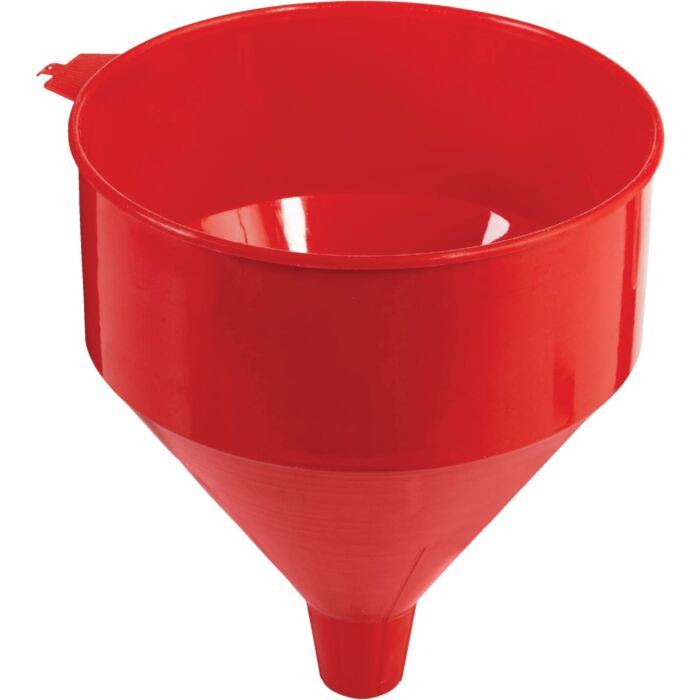 LubriMatic Plastic All-Purpose Funnel (Red) 6 qt