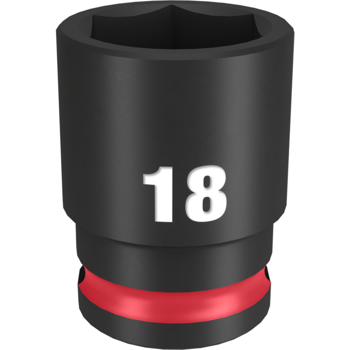 Milwaukee SHOCKWAVE™ Impact Duty 3/8" Drive 18MM Standard 6 Point Socket