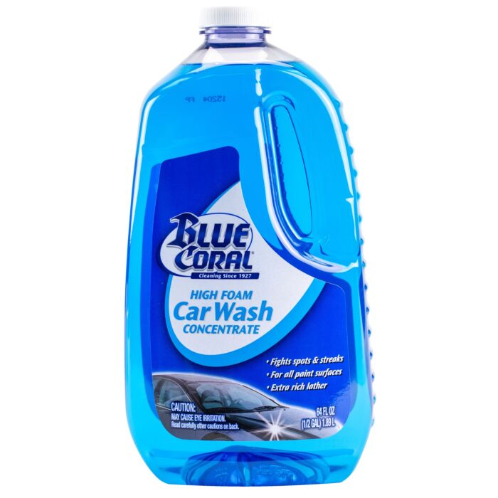 BLUE CORAL High Foam Car Wash Concentrate - 64 oz