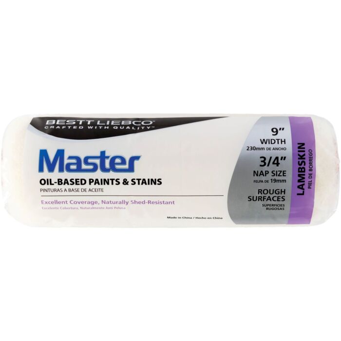 Bestt Liebco Master 9 in. x 3/4 in. Nap Lambskin Roller Cover
