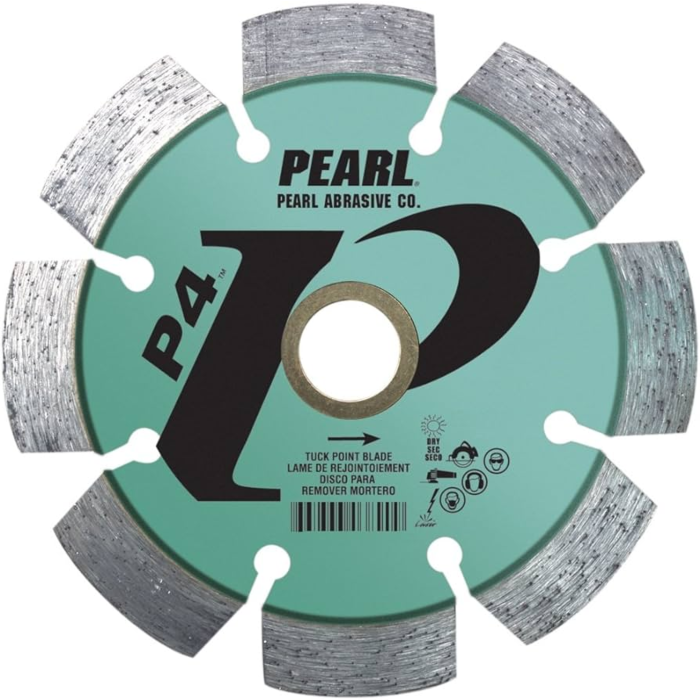 4-1/2 x .250 x 7/8, 5/8 Pearl P4™ Tuck Point Blade, 12mm Rim