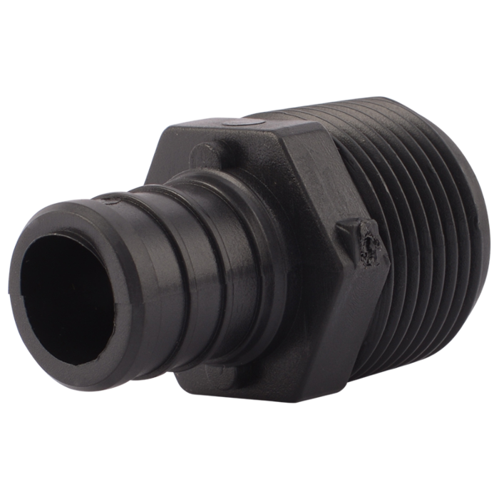 PEX Connector 3/4-in x 3/4-in MNPT Poly
