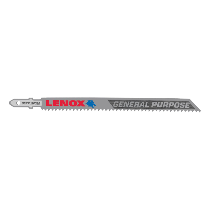 Lenox LENOX T-Shank General Purpose Jig Saw Blade, 5 1/4" X 3/8" 10 Tpi, 3 Pack