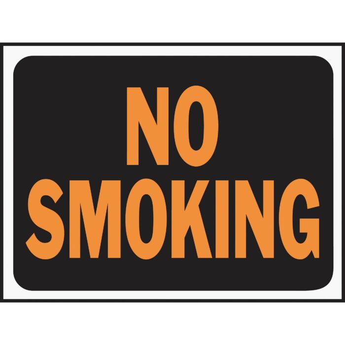 HY-KO Hy-Ko 9x12 Plastic Sign, No Smoking