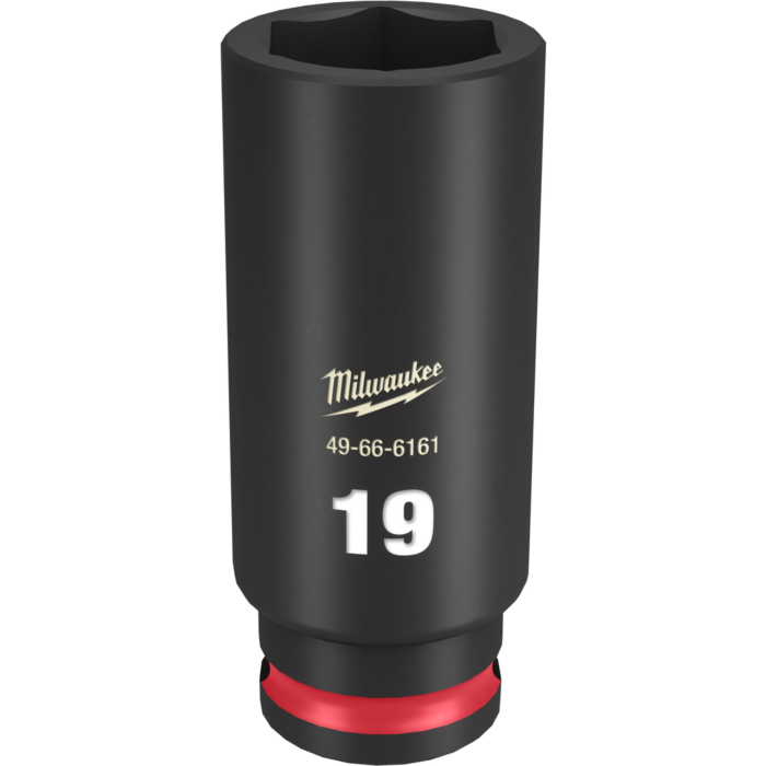 Milwaukee SHOCKWAVE™ Impact Duty 3/8" Drive 19MM Deep 6 Point Socket