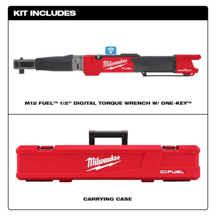 Milwaukee M12 FUEL™ 1/2 in. Digital Torque Wrench with ONE-KEY™