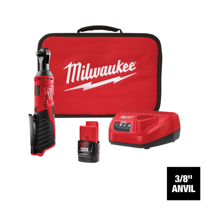 Milwaukee M12™ 3/8" Ratchet Kit