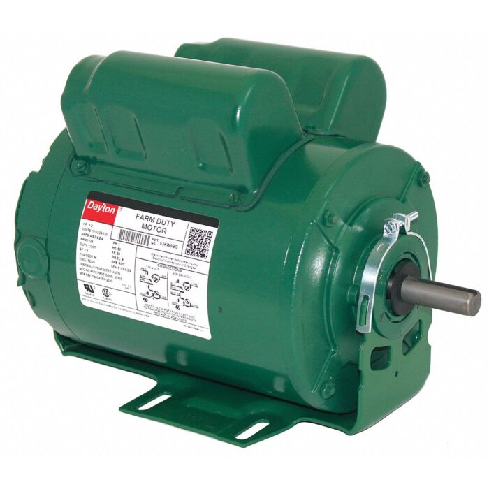 1/2 hp 115/208-230 VAC 4.6/2.6-2.4 A Farm Duty Fan Motor