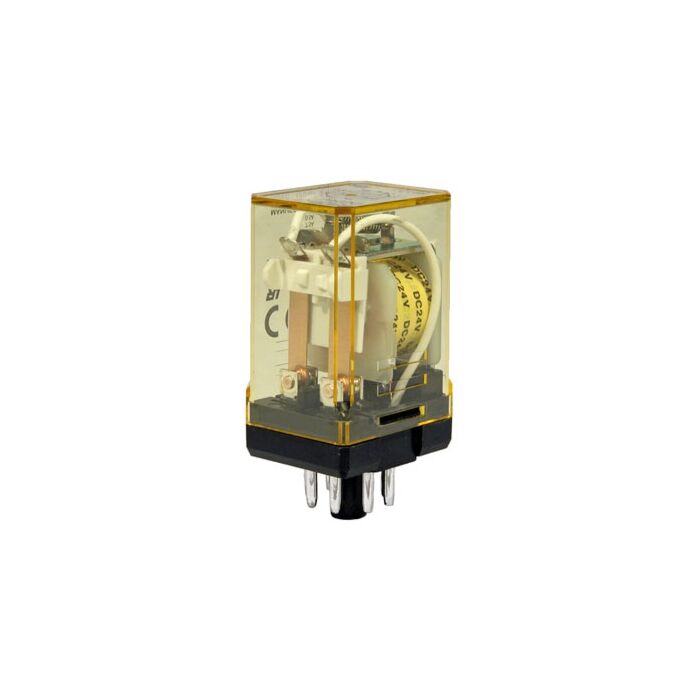 Idec 24 VDC 24 VDC DPDT 8-Pin RR Power Relay