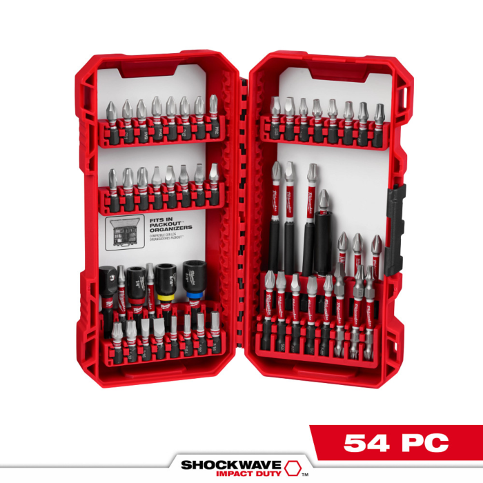 Milwaukee 54PC SHOCKWAVE™ Impact Duty Driver Bit Set