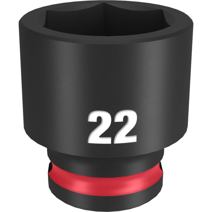 Milwaukee SHOCKWAVE™ Impact Duty 3/8" Drive 22MM Standard 6 Point Socket