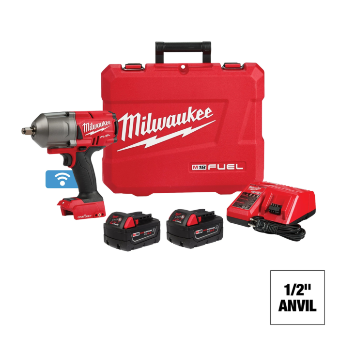 Milwaukee M18 FUEL™ w/ ONE-KEY™ High Torque Impact Wrench 1/2" Friction Ring Kit