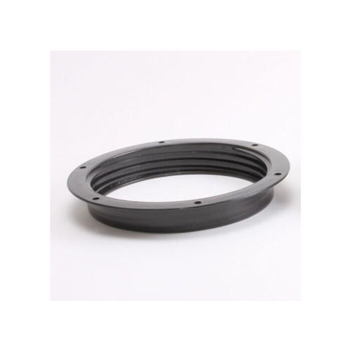 Norwesco 8 in Connection Size Polyethylene Black Tank Ring