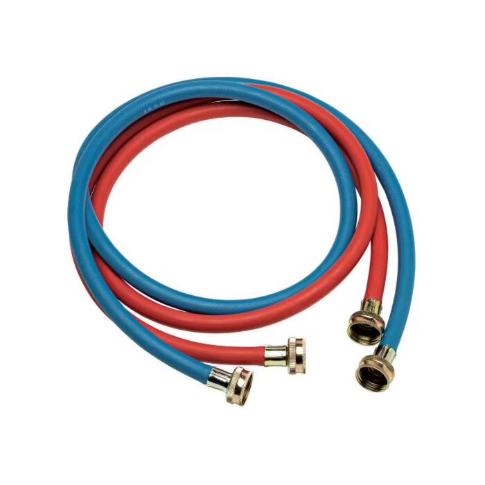 Knox Rubber Red/Blue 5 ft L Rubber Washing Machine Hose