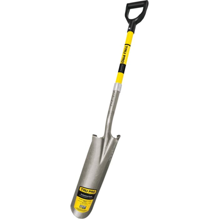 Truper Drain Spade with Fiberglass Handle