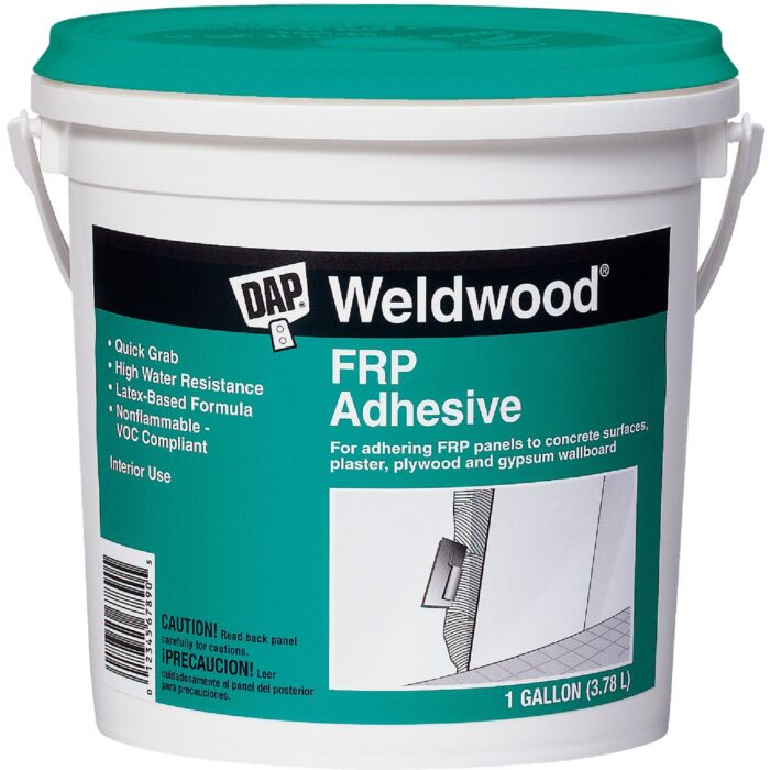 DAP Weldwood FRP Panel Adhesive (White) 1 gal