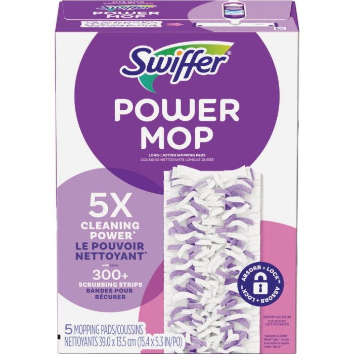 Swiffer PowerMop Multi-Surface Mopping Pad Refill (5pk)