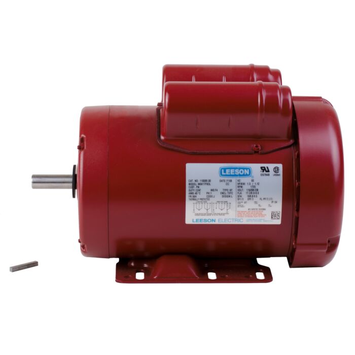 Leeson 115/208-230 V 17.2/8.8-8.6 A 1.5 hp Motor