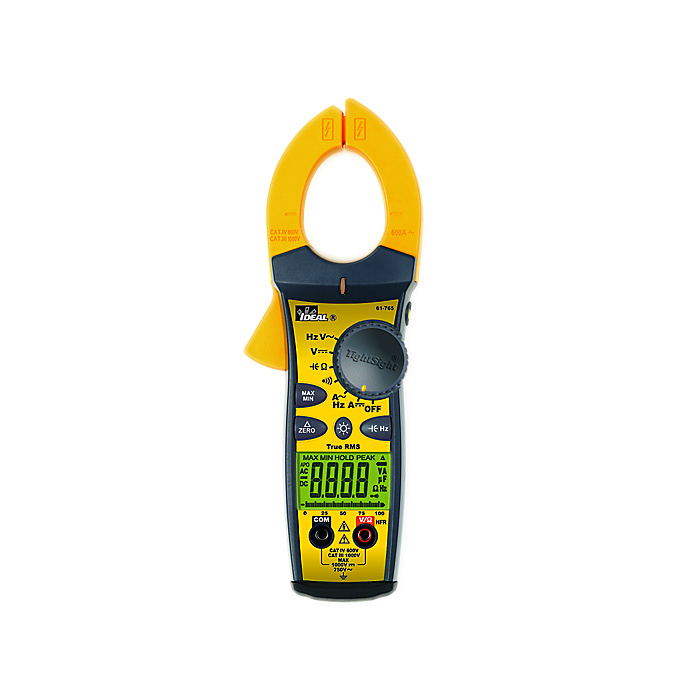 Ideal Industries TightSight™ Clamp Meter, 660A AC/DC w/TRMS