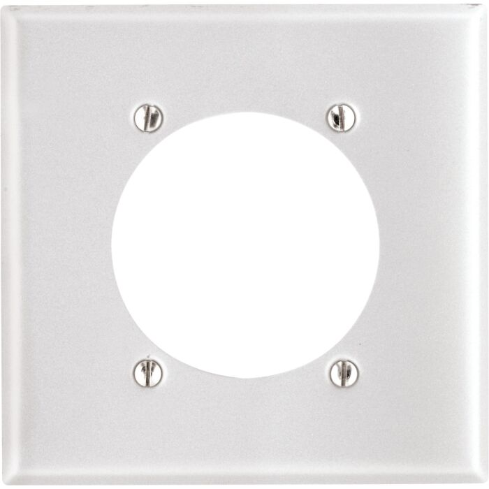 Scott Electric 2-Gang Standard Size Wallplate (Chrome)