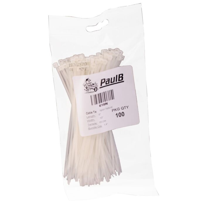 Cable Tie Express 1.2 in 18 lb Nylon 66 Miniature Cable Tie