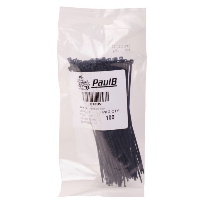 Cable Tie Express 1.2 in 18 lb Nylon 66 Miniature Cable Tie