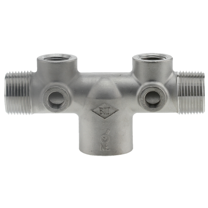 1" FPT - SHORT SS TANK TEE