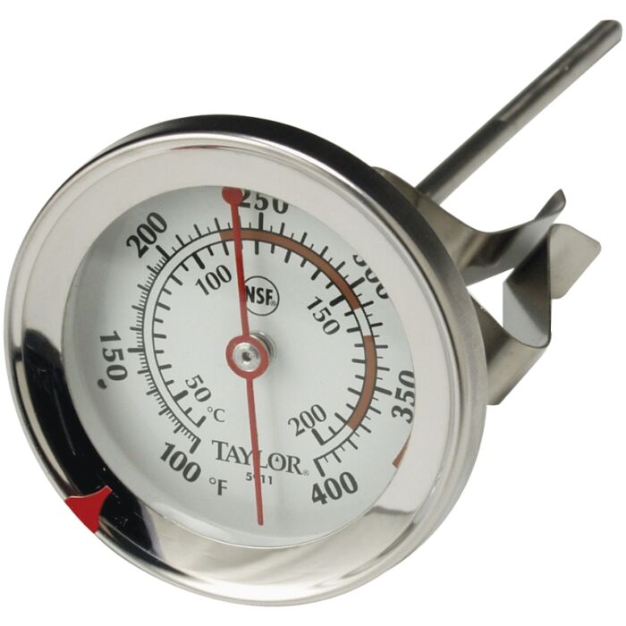 Taylor 5911N Candy/Deep Fry Thermometer, 100 to 400 deg F