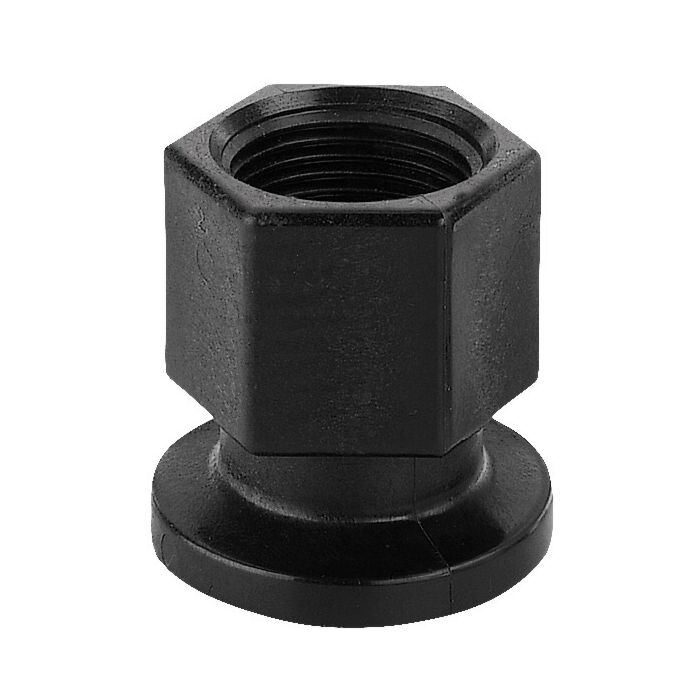 Norwesco 1" Flange x 1" Female NPT Poly Fitting