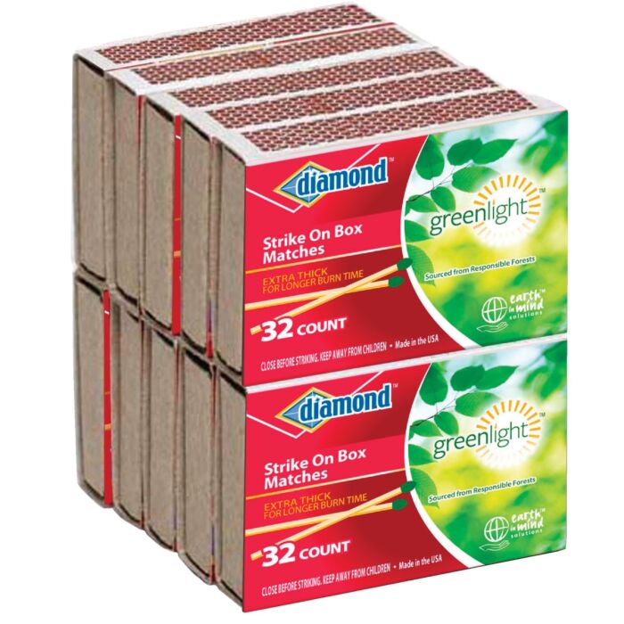 Diamond Pocket Matches (10pk - 32 count)