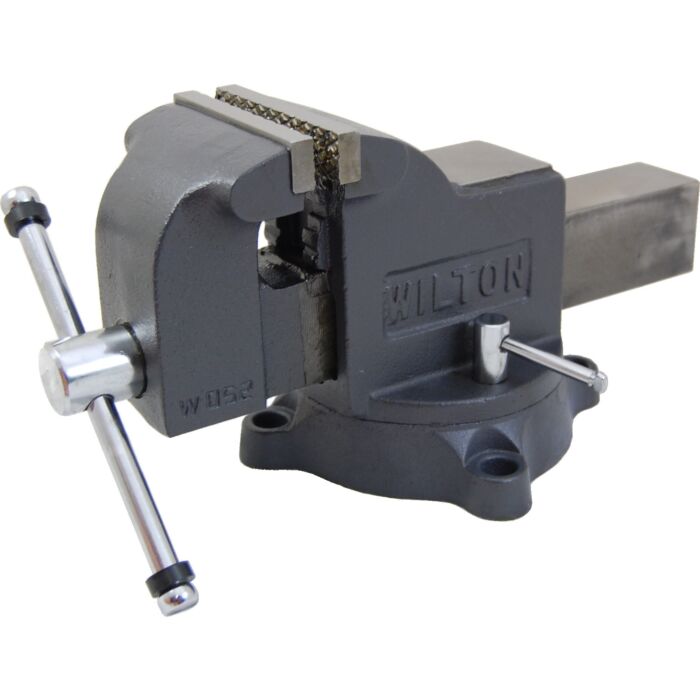 Wilton WS4, Shop Vise, 4" Jaw Width, 4" Jaw Opening, 2-3/4" Throat Depth