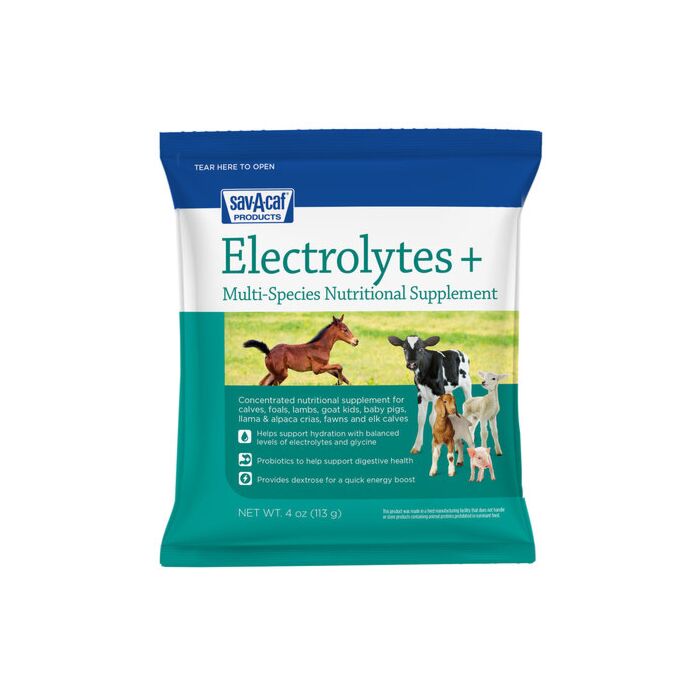 Sav-A-Caf® 6 lb Container Size Multi-Species Electrolyte Plus Nutritional Supplement