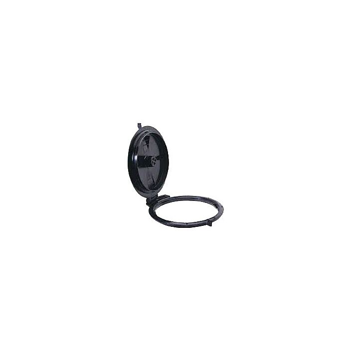 Norwesco 16 in 0 to 150 deg F Poly Hinged Ventless Lid with Ring