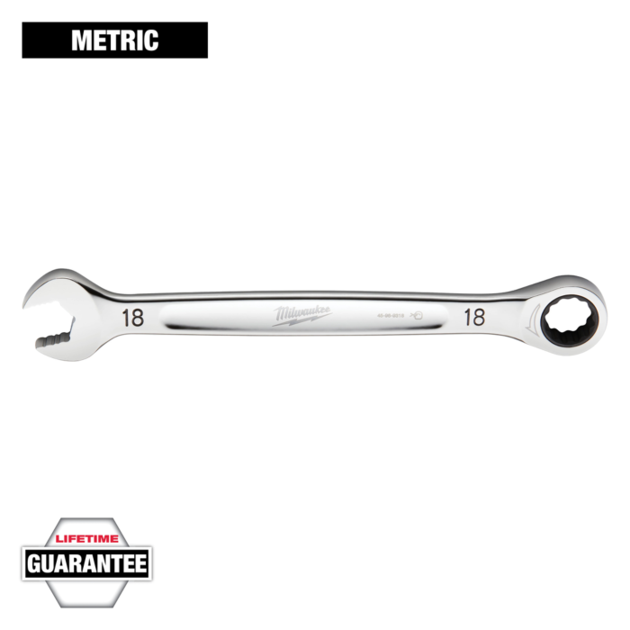 Milwaukee 18mm Metric Ratcheting Combination Wrench