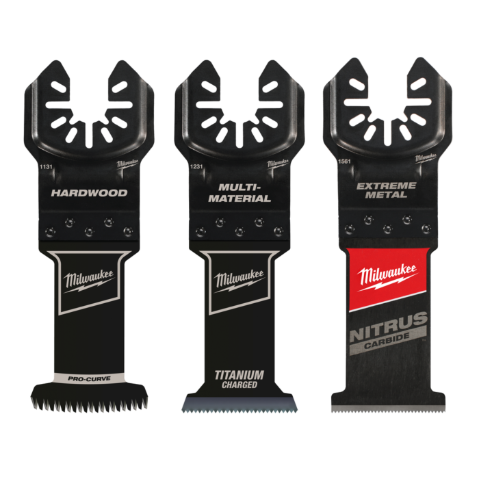 Milwaukee 3 PC Universal Fit Oscillating Multi-Tool Blade Set