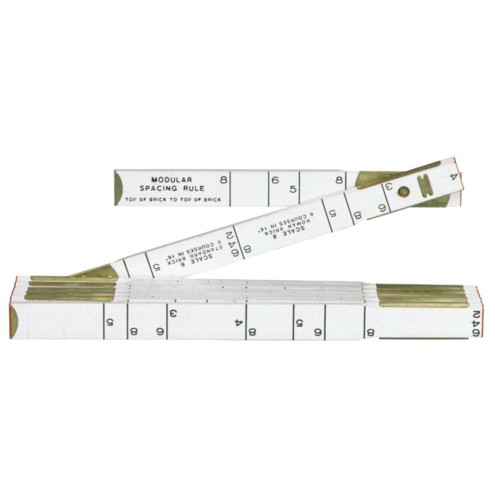 Lufkin 6' x 5/8" Masonry Wood Rule Red End®
